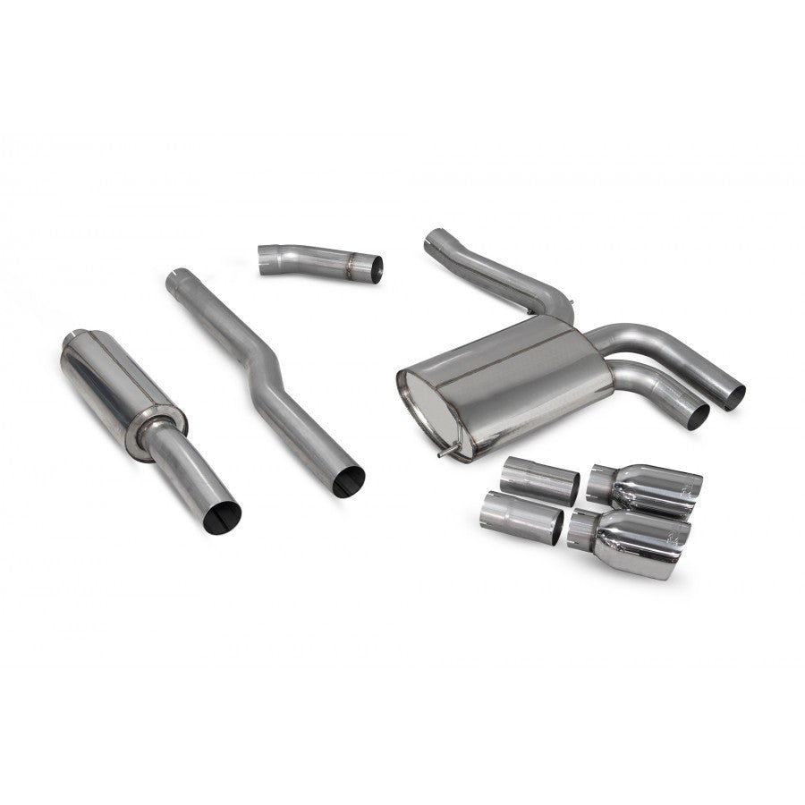 Scorpion Resonated Cat-Back System for Mini Cooper S F55 (Four Door Only) - Polished Daytona | SMN020 - Image 3