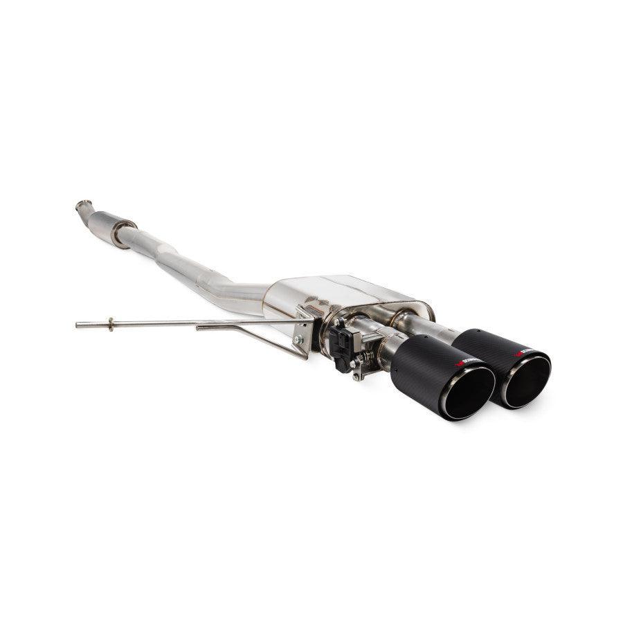 Scorpion Exhaust Resonated TunR Cat-Back System for F56 Mini Cooper S/JCW - Carbon Ascari - Image 1