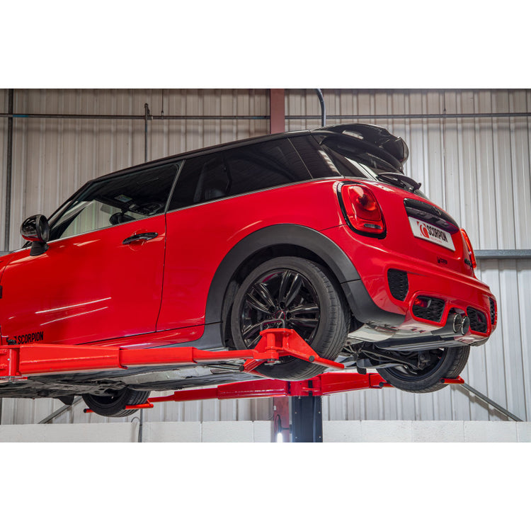 Scorpion Non Resonated Cat-back System For Mini Cooper S F56 (Carbon Ascari) | SMNS021CF - Image 5