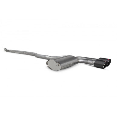 Scorpion Non-resonated Cat-Back System for Mini Cooper S F55 (Four Door Only) - Carbon Ascari | SMNS020CF - Image 4