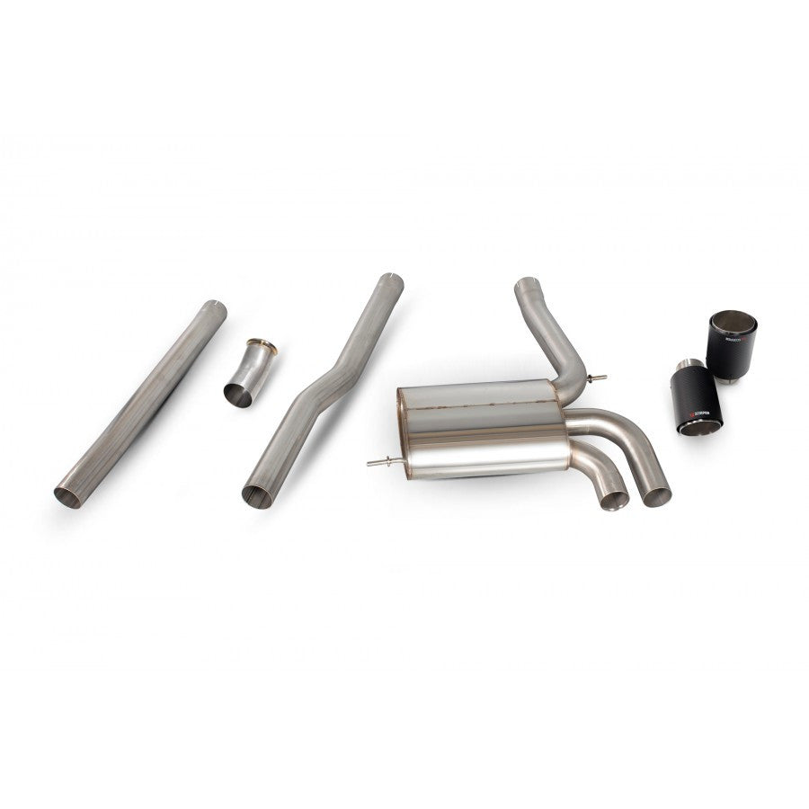 Scorpion Non Resonated Cat-back System For Mini Cooper S F56 (Carbon Ascari) | SMNS021CF - Image 2