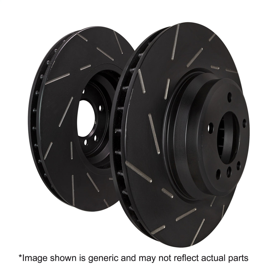 EBC 2016+ Mini Cooper Clubman (F54) 1.5L Turbo USR Slotted Front Rotors | USR1998 - Image 1