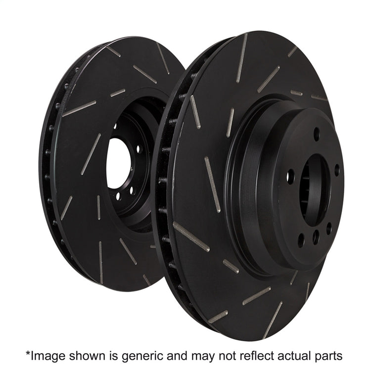 EBC 2016+ Mini Cooper Clubman (F54) 1.5L Turbo USR Slotted Front Rotors | USR1998 - Image 1